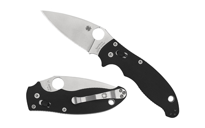 SPYDERCO MANIX 2 BLACK G10 PLAINEDGE — view 1