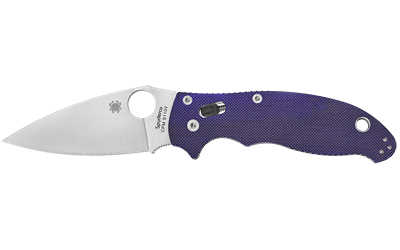 SPYDERCO MANIX 2 G-10 DARK BL 3.375" — view 1