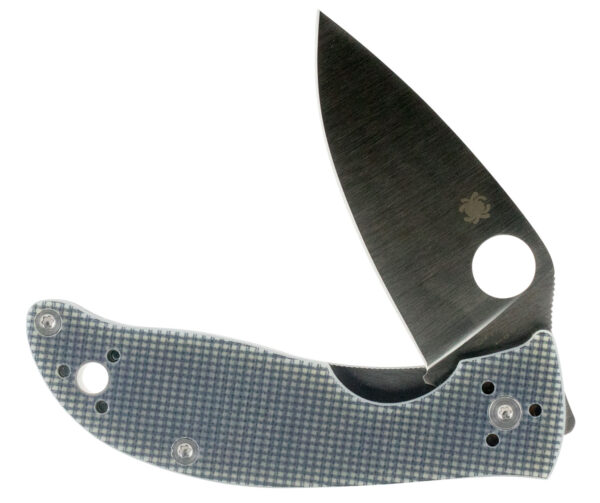 Spyderco C220GPGY Polestar  3.30" Folding Drop Point Plain CTS BD1 SS Blade Gray G10 Handle Includes Pocket Clip — view 1