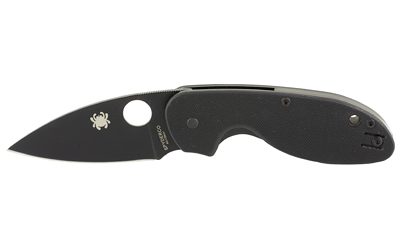 SPYDERCO EFFICIENT G-10 BLACK PLAINE — view 1