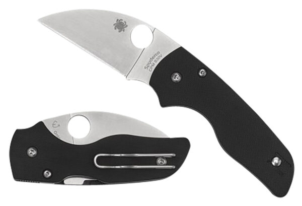 Spyderco C230GPWC Lil' Native  2.44" Folding Wharncliffe Plain CPM S30V SS Blade/Black Textured G10 Handle Includes Pocket Clip — view 1