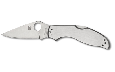 SPYDERCO UPTERN 2.82" SS SILVER — view 1