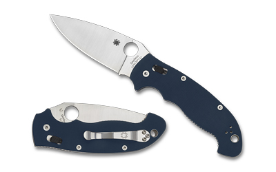 SPYDERCO MANIX 2XL G-10 3.85" BLUE — view 1