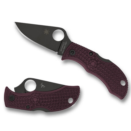 SPYDERCO MANBUG LW BLK/BURG — view 1