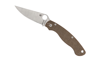 SPYDERCO MILITARY 2 CPM BRN CANVAS — view 1