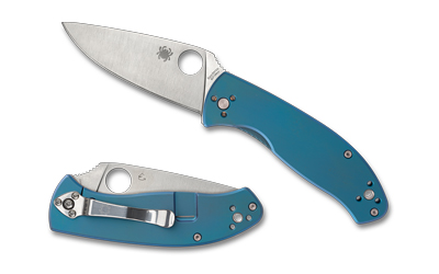 SPYDERCO TENACIOUS TI 3.35" BLUE/SLV — view 1