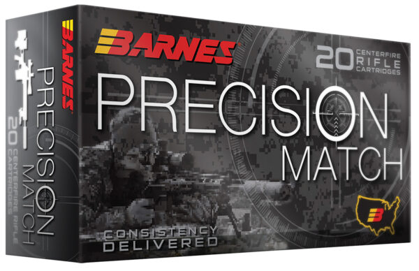 Barnes Bullets 32018 Precision Match  223Rem 77gr Match Burner OTM BT 20 Per Box/10 Case — view 1