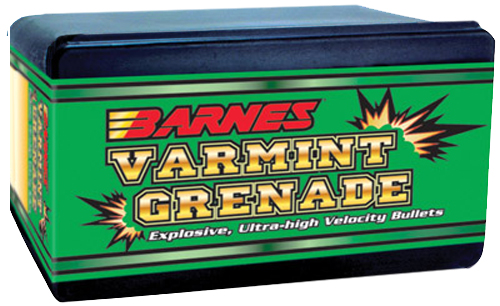 Barnes Bullets 30170 Varmint Grenade Ultra High Velocity 22Hornet 30gr Flat Base Hollow Point 100/Box — view 1