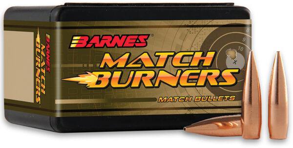 Barnes Bullets 32050 Match Burners  22Cal 77gr Match Burners Boat Tail 100 Per Box/10 Case — view 1