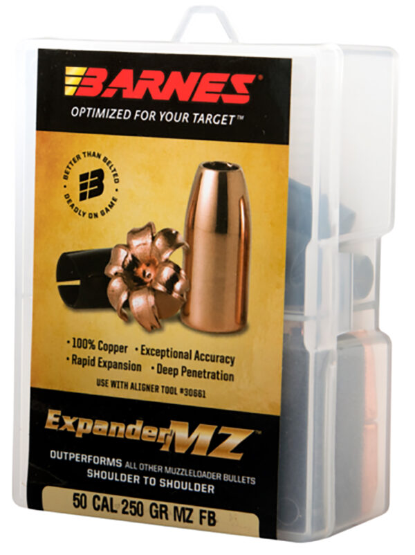 Barnes Bullets 30564 Expander MZ Muzzleloader 50 ExpanderMZ Hollow Point 250gr 15rd/Box — view 1