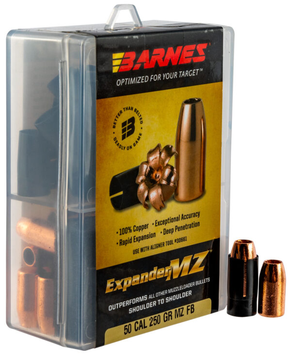 Barnes Bullets 30577 Expander MZ Muzzleloader 50 ExpanderMZ Hollow Point 250gr 24rd/Box — view 1