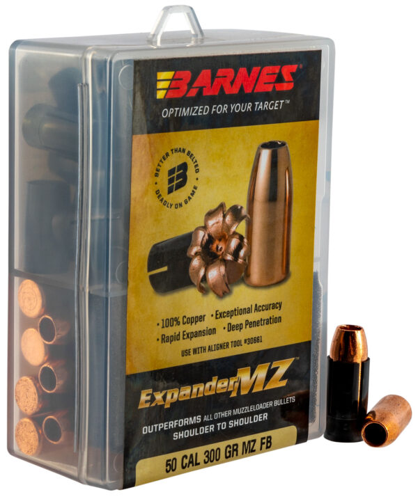 Barnes Bullets 30583 Expander MZ Muzzleloader 50 ExpanderMZ Hollow Point 300gr 24rd/Box — view 1