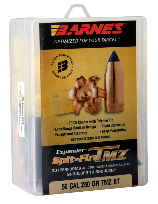 Barnes Bullets 30589 Spit-Fire TMZ Muzzleloader 50 Spit-Fire TMZ 250gr 15rd/Box — view 1
