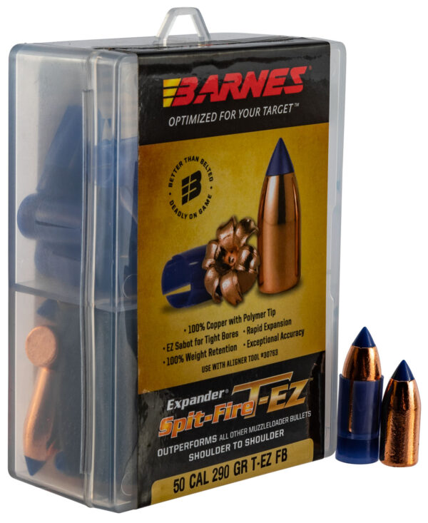 Barnes Bullets 30592 Spit-Fire T-EZ Muzzleloader 50 Spit-Fire T-EZ FB 290gr 15rd/Box — view 1