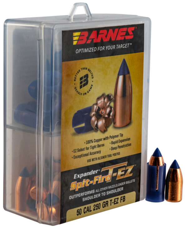 Barnes Bullets 30601 Spit-Fire T-EZ Muzzleloader 50 Spit-Fire T-EZ FB 250gr 24rd/Box — view 1