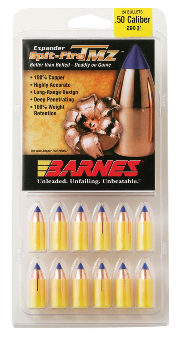 Barnes Bullets 30604 Spit-Fire TMZ Muzzleloader 50 Spit-Fire TMZ 290gr 24rd/Box — view 1