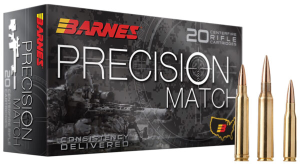 Barnes Bullets 30831 Precision Match  6.5Grendel 120gr Open Tip Match Boat Tail 20 Per Box/10 Case — view 1