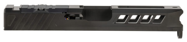 True Precision Inc TPG19SBCRMR Axiom Optic Cut Slide Fits Glock 19 Gen1-3 Black DLC Anodized 416R Stainless Steel — view 1