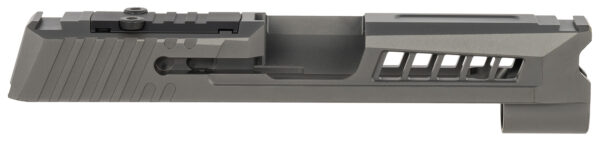 True Precision Inc TPP365XLSBCRMS Axiom Optic Cut Slide Fits Sig P365 XL Black DLC Anodized 416R Stainless Steel — view 1