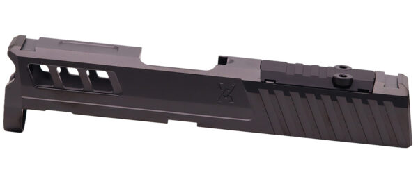 True Precision Inc TPSHCSBCRMS Axiom Optic Cut Slide Fits Springfield Hellcat Black DLC Anodized 416R Stainless Steel — view 1