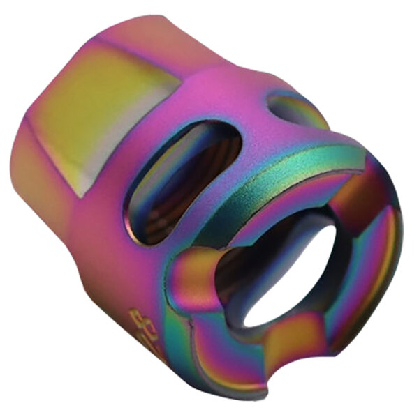 True Precision Inc TPYMICROS Micro Compensator Y-Type Spectrum 416R Stainless Steel 1/2"x28 Threads 9mm/380 ACP — view 1