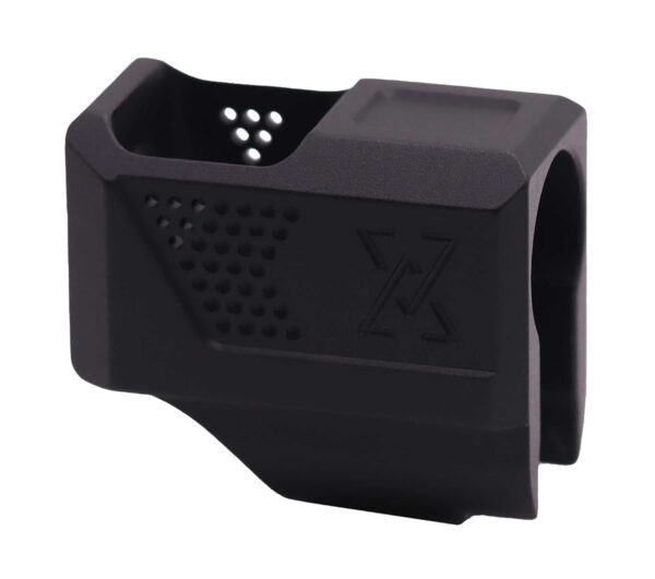 True Precision Inc TPG43CMPBL True-Lock Ultimate Compensator Black Type 3 Hard Anodize 7075 T6 Aluminum Compatible w/ Glock 43/43X/48 — view 1
