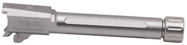True Precision Inc TPP365FBXT Sig  9mm Luger 4.30" Threaded Satin Stainless Steel, Fits Sig P365 Fuse — view 1