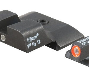 Trijicon 600722 HD Night Sights  Green/Tritium Orange Outline Front Sight-Green Tritium Black Outline Rear Sight Smith & Wesson M&P Shield/M&P Shield Plus