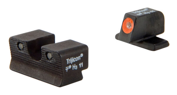 Trijicon 600752 HD Night Sights  Green/Tritium Orange Outline Front Sight-Green Tritium Black Outline Rear Sight Springfield Armory XD-S/XD-E — view 1