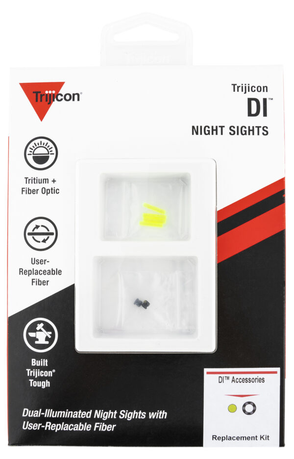 Trijicon AC50011 DI Night Sight Standard Replacement Kit Green Fiber & Black Retainer — view 1