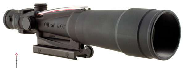 Trijicon 100173 ACOG  Black Hardcoat Anodized 5.5x50mm Illuminated Red Chevron .223/5.56 BDC Reticle — view 1