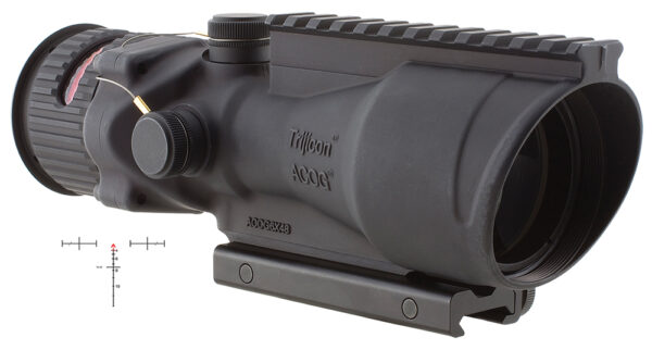Trijicon 100002 ACOG  Black Hardcoat Anodized 6x 48mm Illuminated Red Chevron .308/7.62 Reticle — view 1