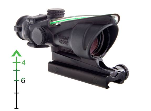 TRIJICON ACOG 4X32 .223 BAC CHEVRON GRN — view 1