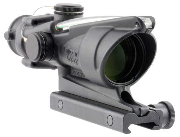 Trijicon 100224 ACOG  Black Hardcoat Anodized 4x32mm Illuminated Green Horseshoe .223/5.56 BDC Reticle — view 1