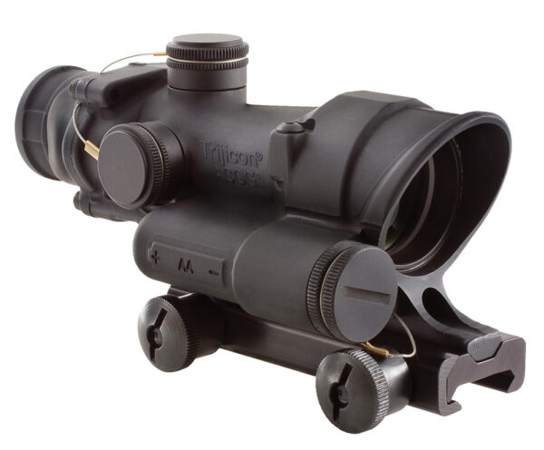 Trijicon 100190 ACOG  Black Hardcoat Anodized 4x 32mm LED Illuminated Red Crosshair .223/5.56 BDC Reticle — view 1
