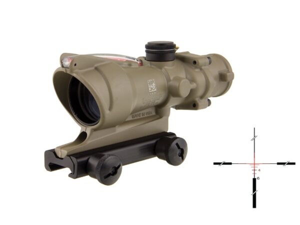 TRIJICON ACOG 4X32 .223 FDE BAC RED — view 1