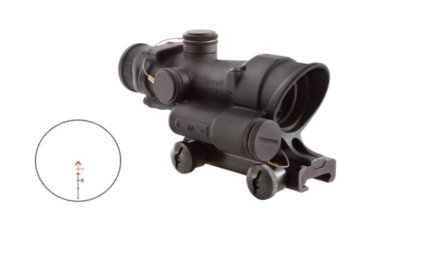 TRIJICON ACOG 4X32 .223 BAC LED RED CHV — view 1