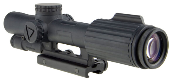 Trijicon 1600005 VCOG  Black Hardcoat Anodized 1-6x 24mm LED Illuminated Red Horseshoe Dot w/Crosshair 308 175gr Reticle — view 1