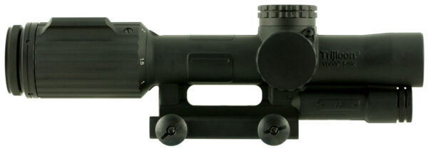 Trijicon 1600036 VCOG  Matte Black 1-6x24mm 30mm Tube LED Illuminated Green Segmented Circle w/Crosshair MOA Reticle — view 1