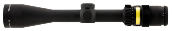 Trijicon 200001 AccuPoint  Black Hardcoat Anodized 3-9x 40mm 1" Tube Illuminated Duplex Crosshair w/Amber Dot Reticle — view 1