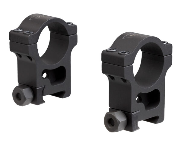 Trijicon AC22011 Riflescope Rings  Black Hardcoat Anodized  30mm  Extra High — view 1