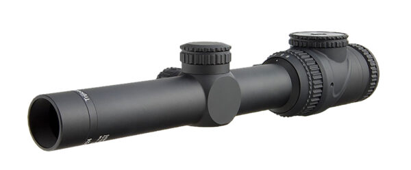 Trijicon 200090 AccuPoint TR25 Matte Black 1-6x24mm, 30mm Tube Illuminated Red Triangle Post Reticle — view 1