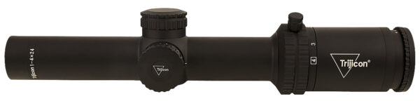 Trijicon 2900012 Credo  Matte Black 1-4x24mm 30mm Tube LED Illuminated Green MRAD Ranging Reticle — view 1