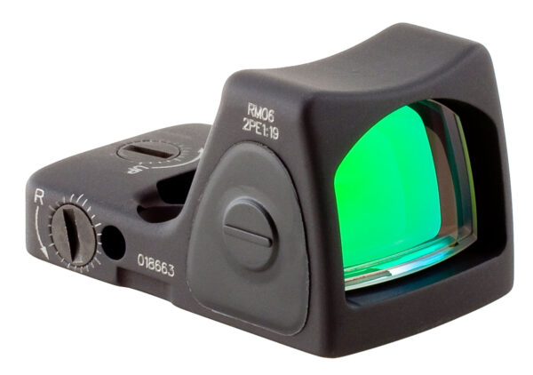 Trijicon 700672 RMR Type 2 Matte Black 1 x 0.87" x 0.63" 3.25 MOA Red Dot — view 1