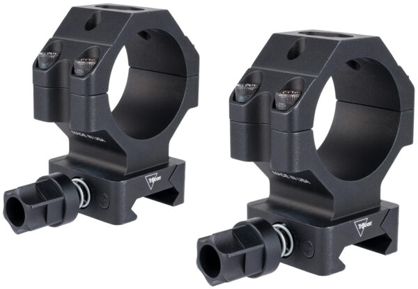 Trijicon AC22066 Scope Rings with Q-LOC Technology  Matte Black  30mm High — view 1