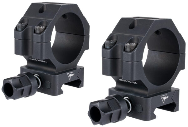 Trijicon AC22073 Scope Rings with Q-LOC Technology  Matte Black 35mm Medium — view 1
