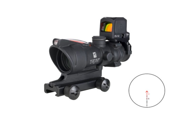 TRIJICON ACOG 4X32 RED CHEV .223 W/RCR — view 1