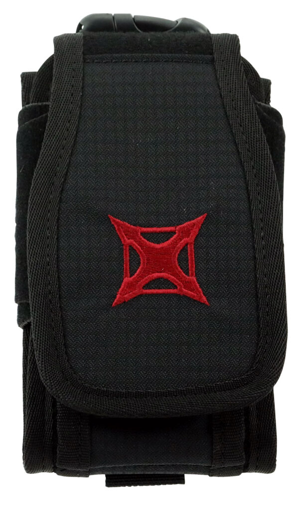 Vertx VTX5140BK Phone/Multi-Tool Pouch VTX 7" H x 4" W x 2" D Black Cordura w/Velcro Closing — view 1