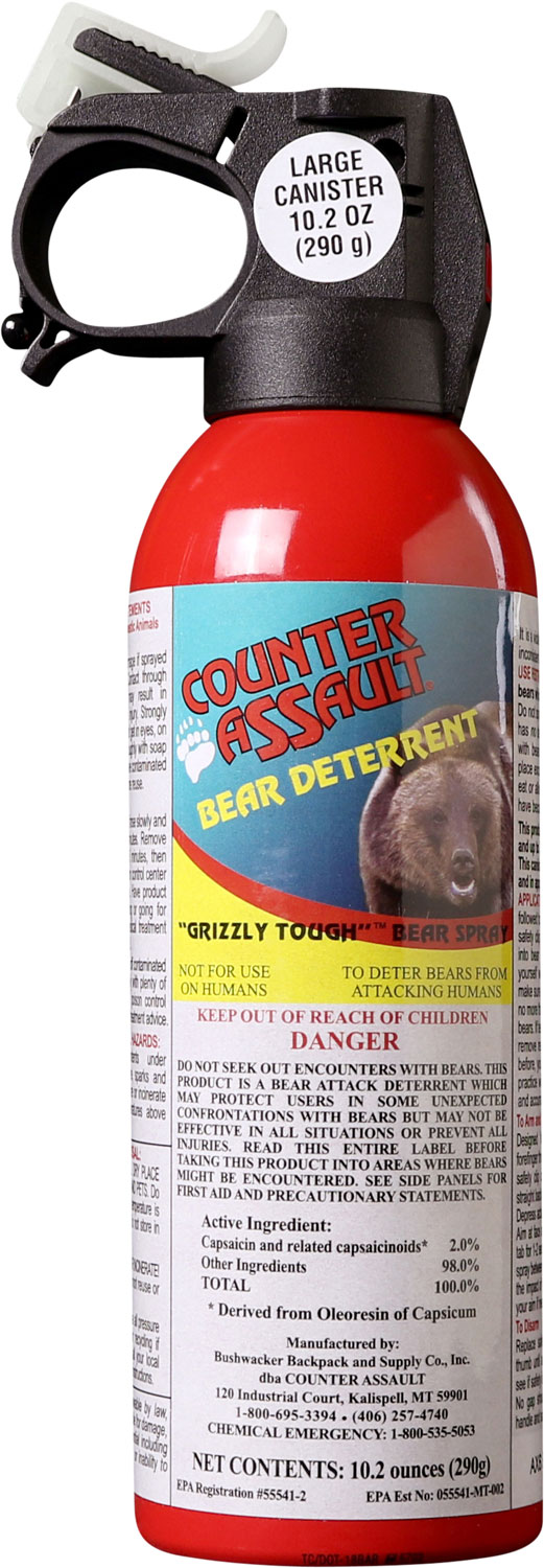 Counter Assault 15067034 Bear Spray  Capsaicin Range 32 ft-7 Seconds 10.20 oz — view 1