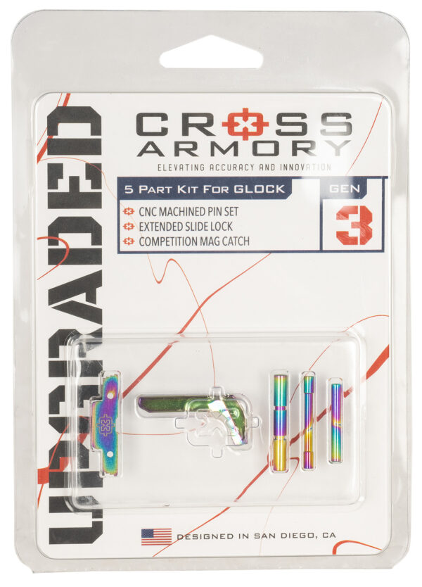 Cross Armory CRGOKRB 3 Piece Upgrade Kit P80 Gen1-3 Rainbow — view 1